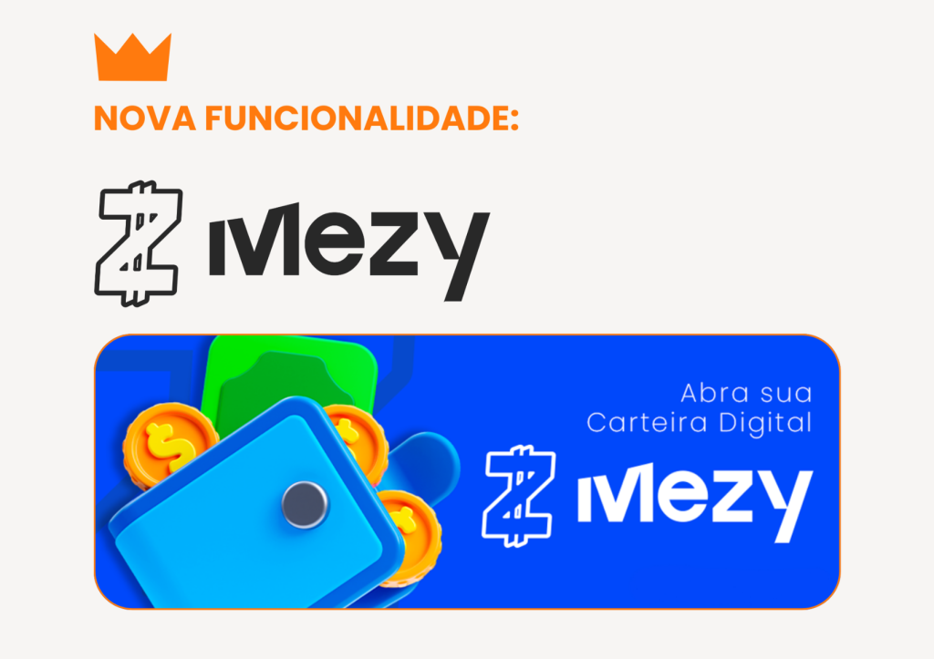 Imagem ilustrativa da MeZy Carteira Digital da MeEventos, destacando suas funcionalidades e integração para a gestão financeira eficiente de eventos.
