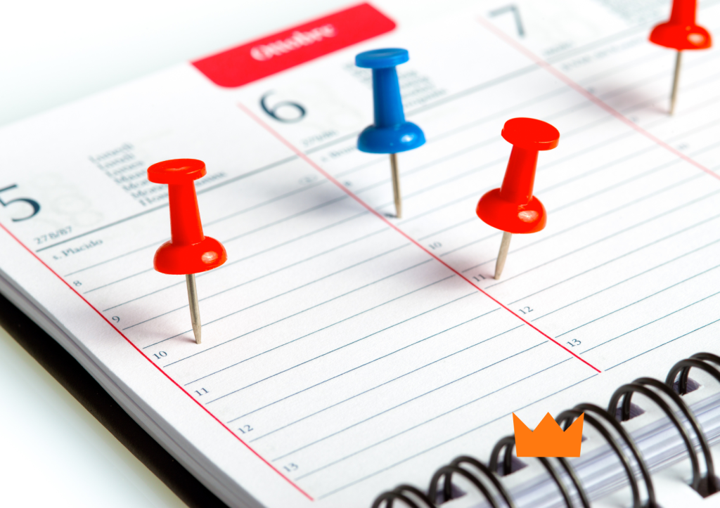 Ferramentas para controlar calendário e espaços de eventos.