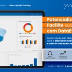 Tela inicial do DataEventos mostrando gráficos e insights sobre o mercado de eventos.